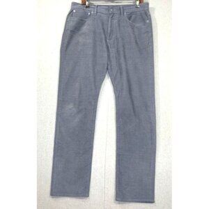 J.Crew Men's Flex Straight Corduroy‎ Gray Pants W33 L32 (35x32)